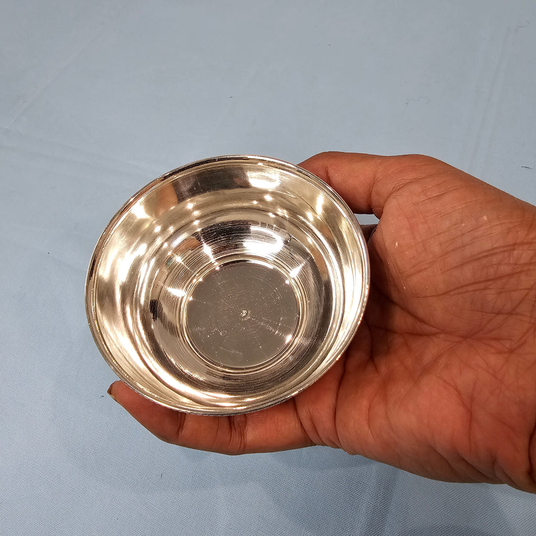 Big Plain Silver bowls