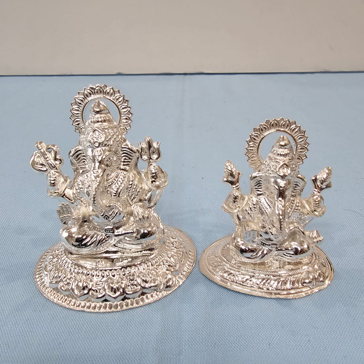 Silver Hallow Ganesh Idol
