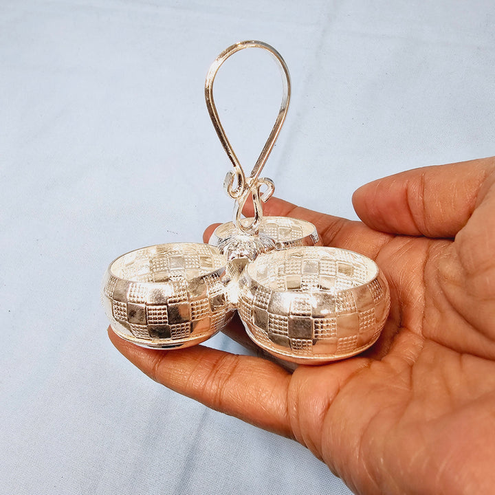 3 cup Kumkum holder