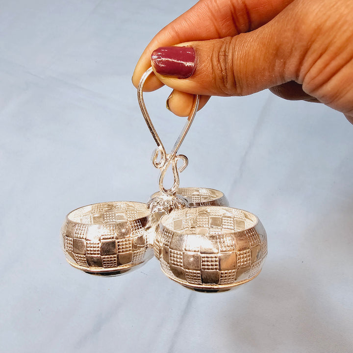 3 cup Kumkum holder