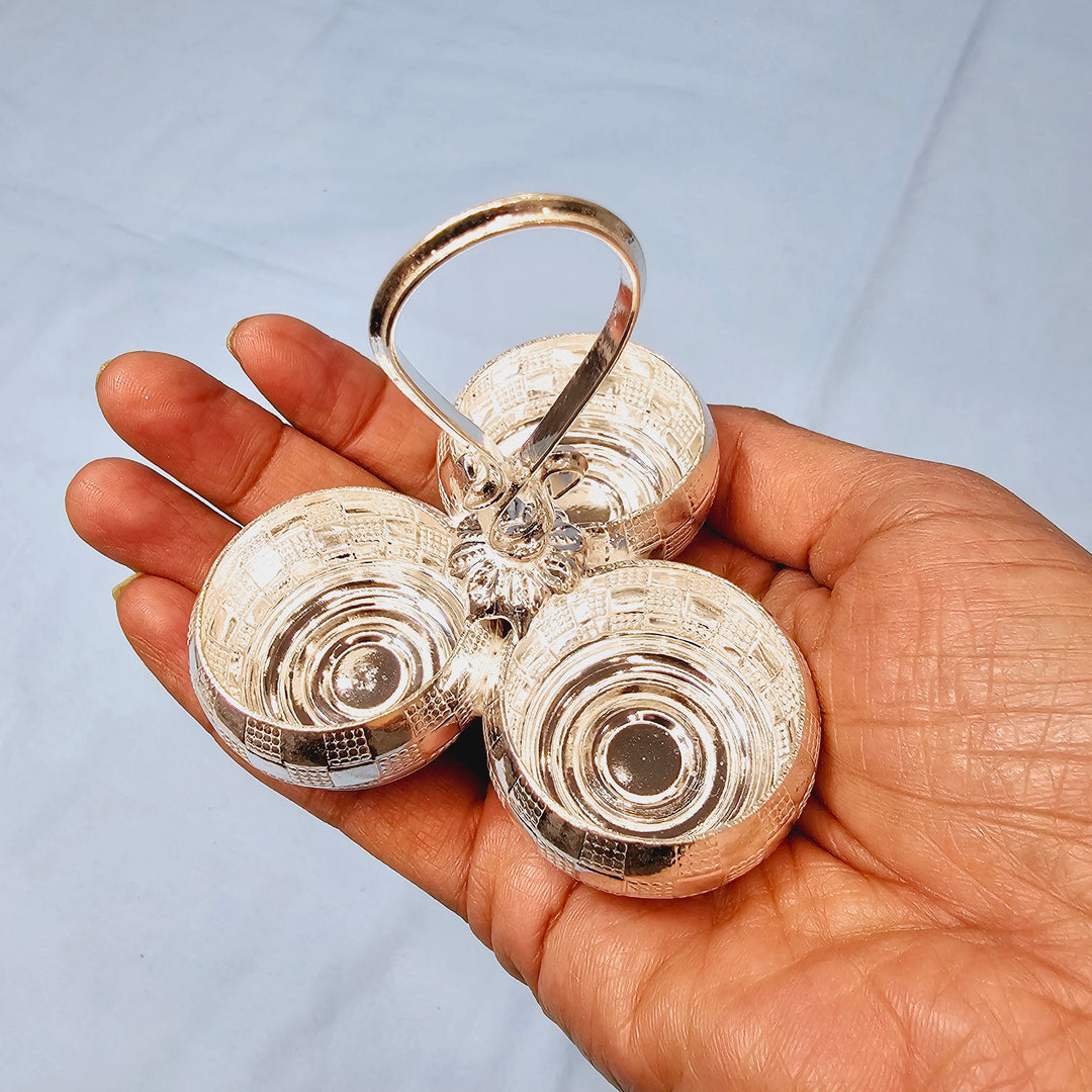 3 cup Kumkum holder