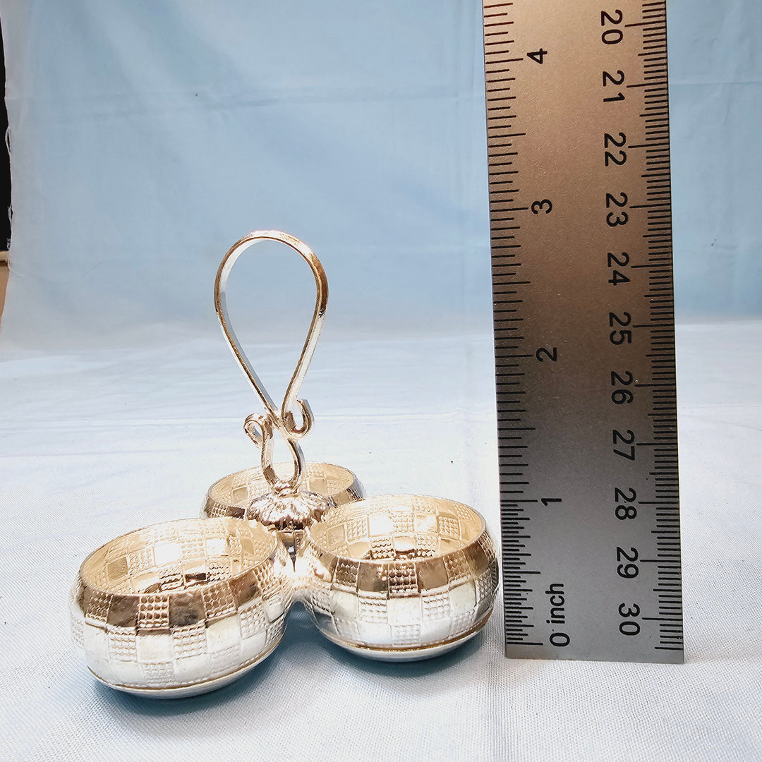 3 cup Kumkum holder