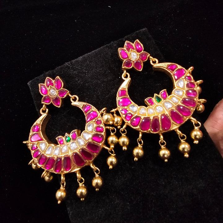 92.5 Kundan earrings