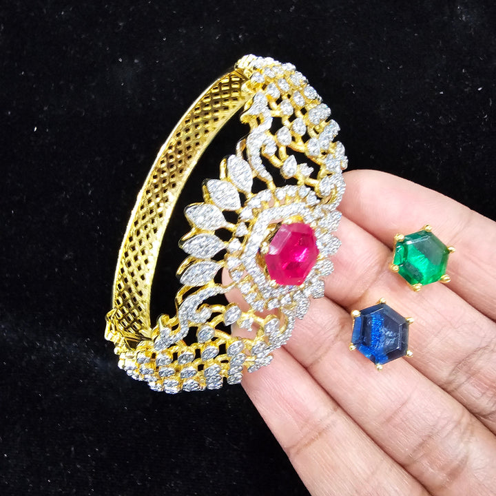 AAA+CZ Silver Bracelet
