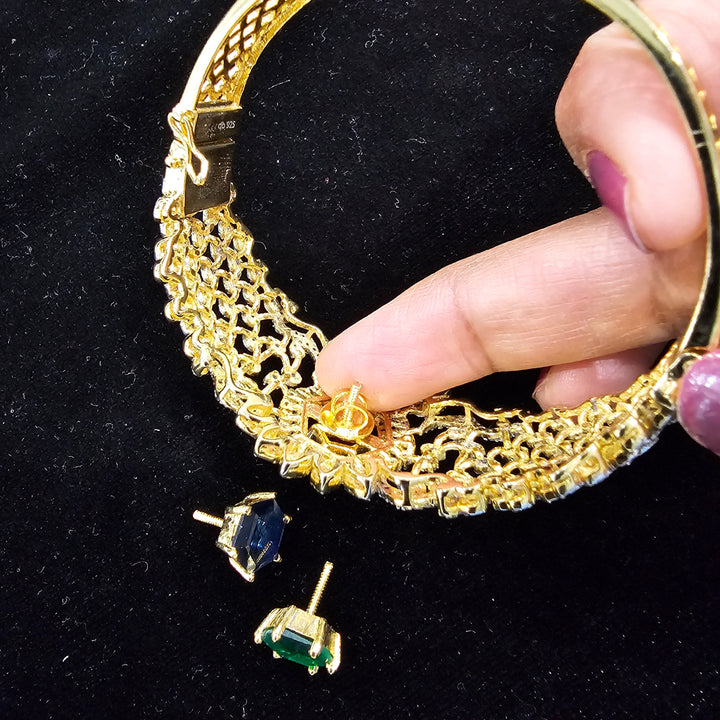 AAA+CZ Silver Bracelet