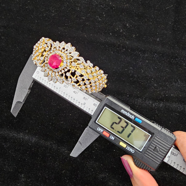 AAA+CZ Silver Bracelet