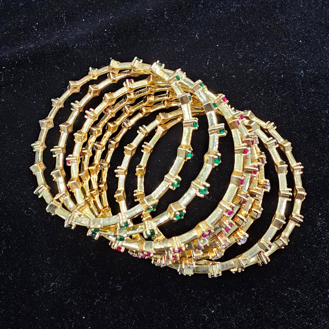 CZ Bangle Pair