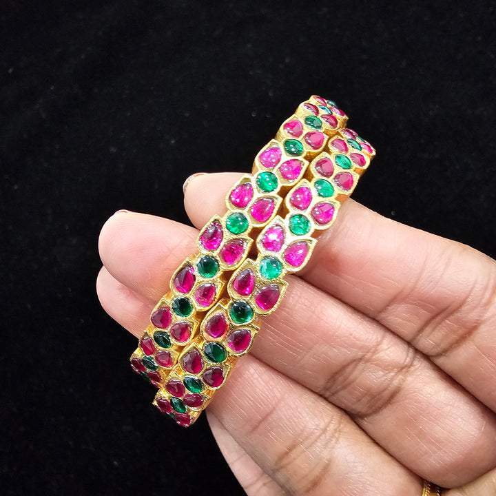 Kundan Bangle set
