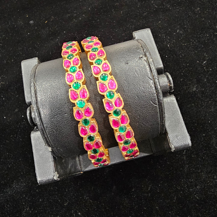 Kundan Bangle set