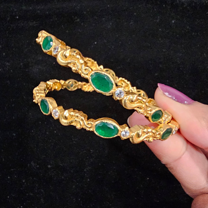 2.4 silver Bangle set