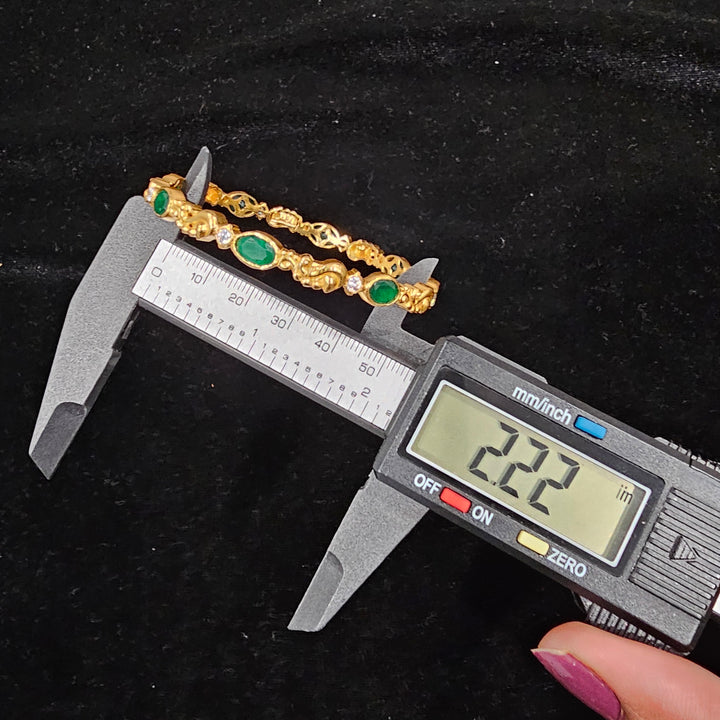 2.4 silver Bangle set