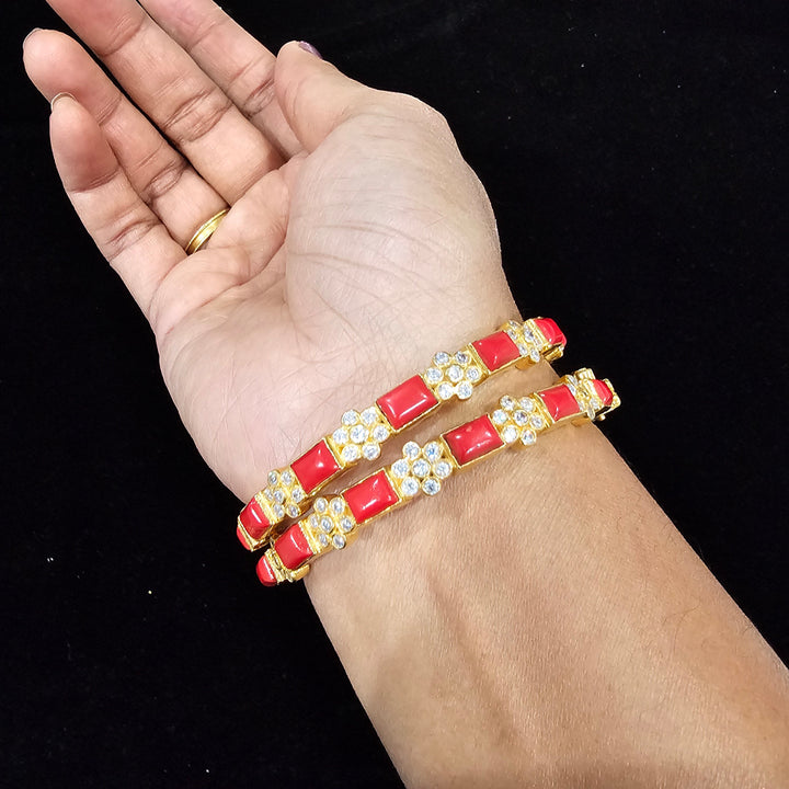 coral Bangle set
