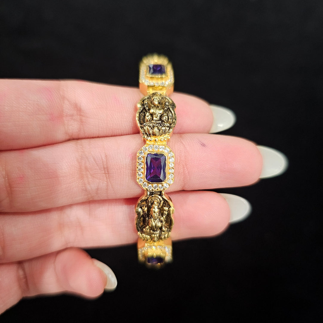 AMETHYST silver Bangle