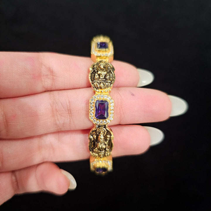 AMETHYST silver Bangle