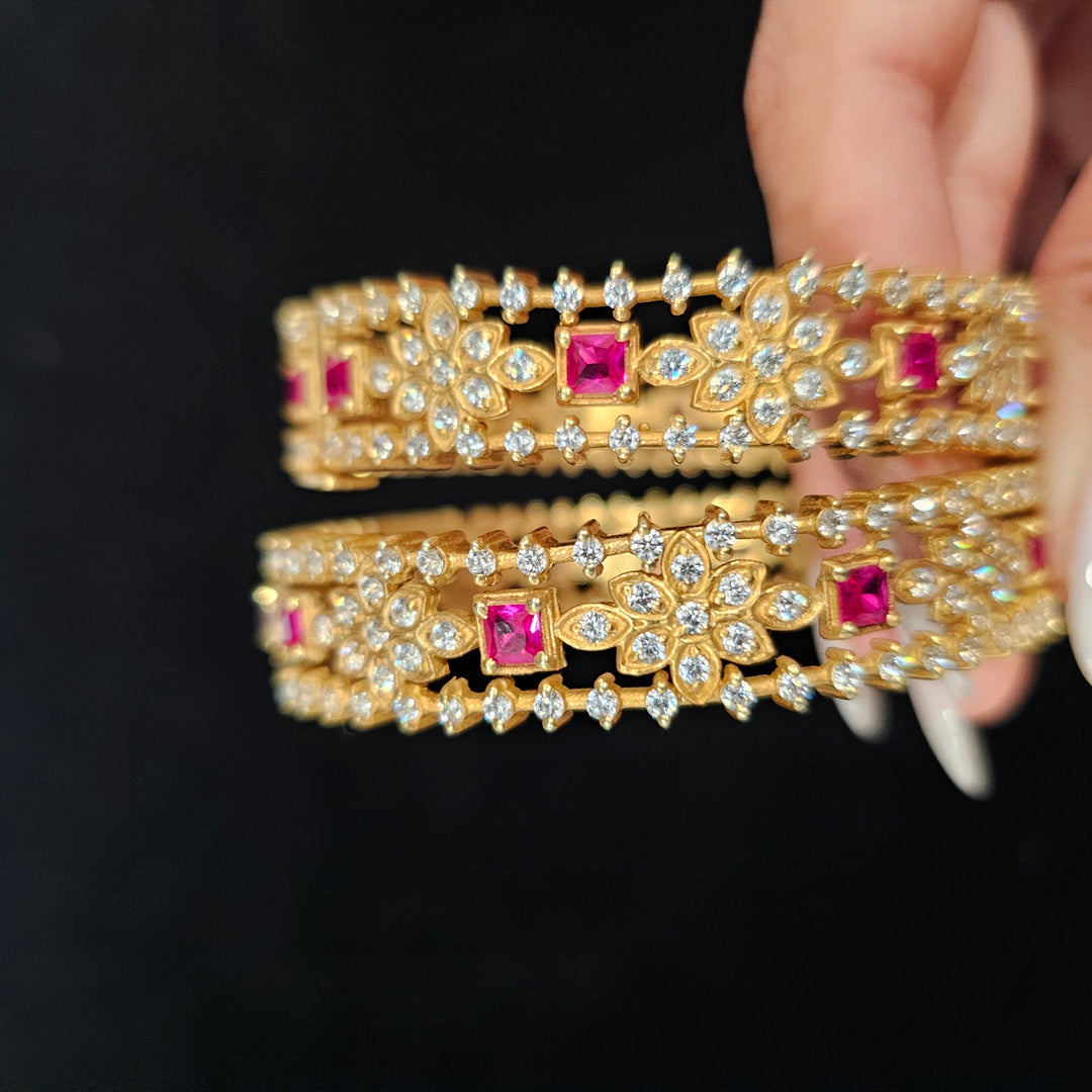 2.6 silver Bangle set