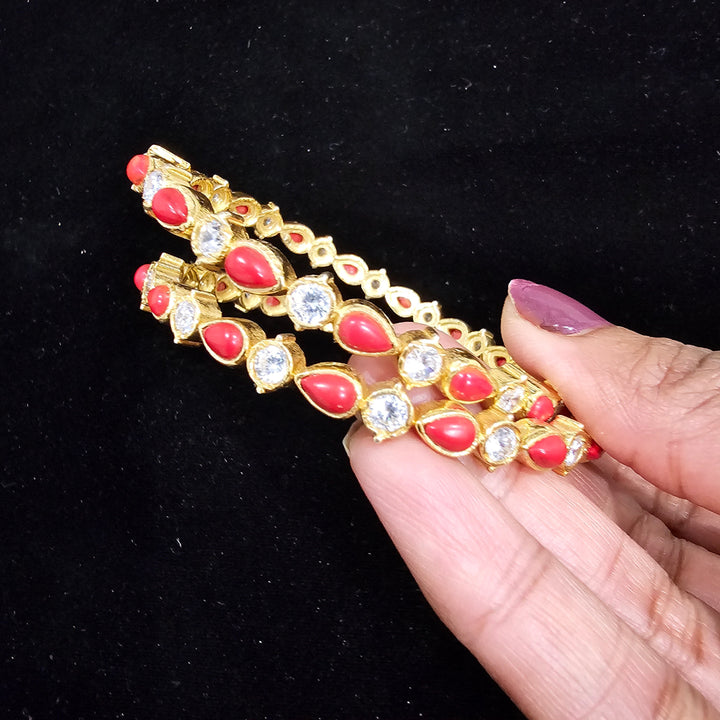 coral Bangle set