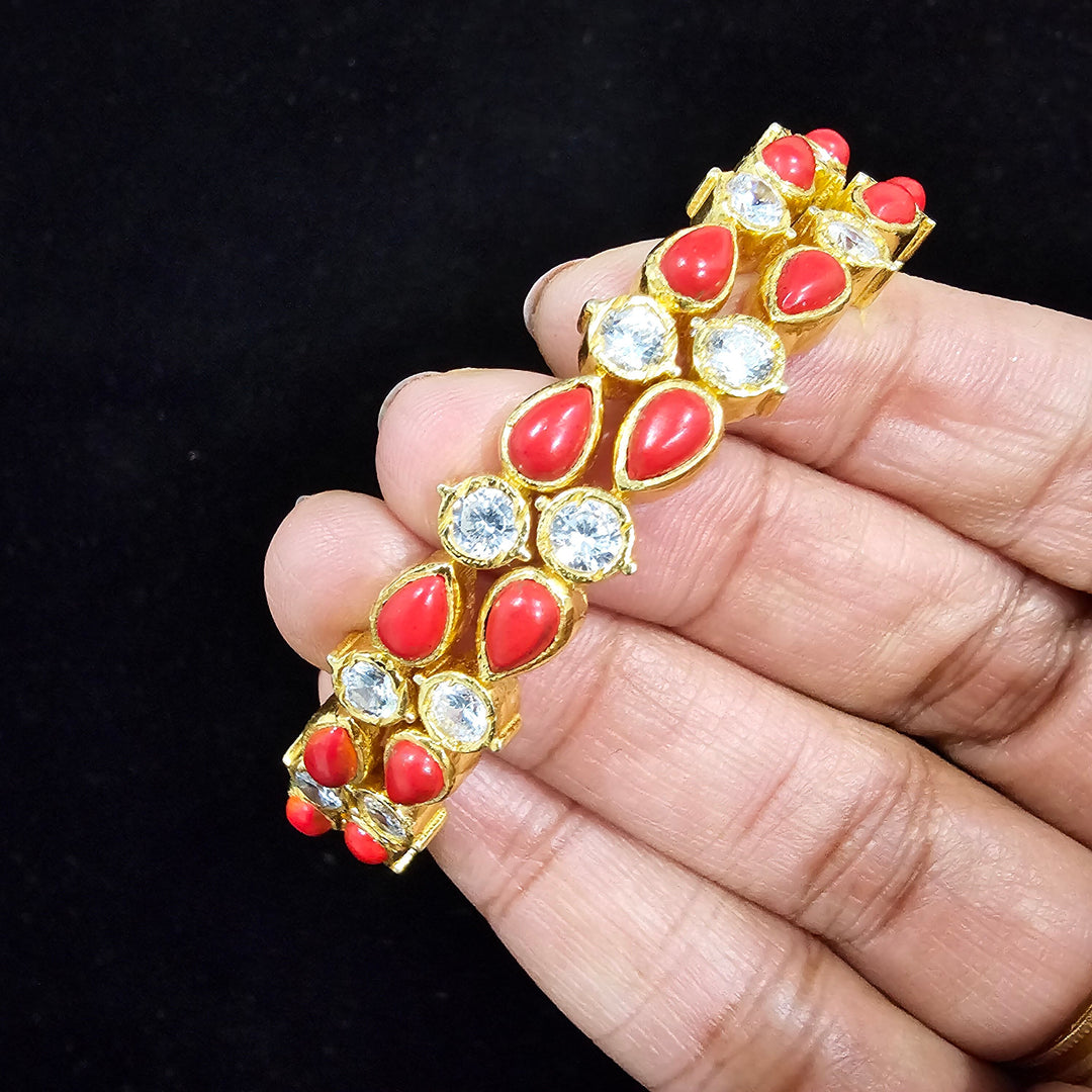 coral Bangle set