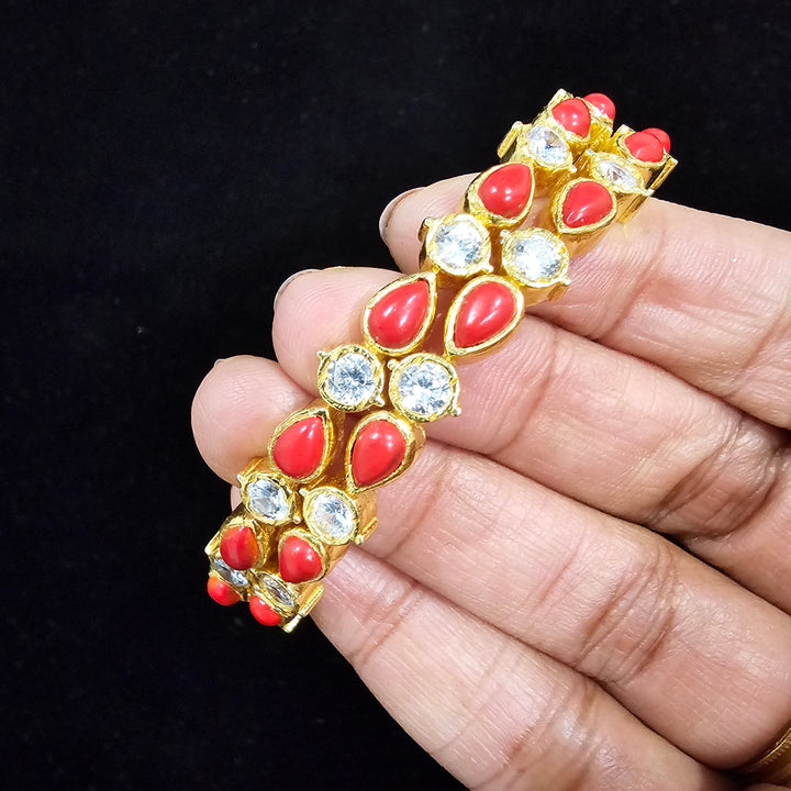 coral Bangle set