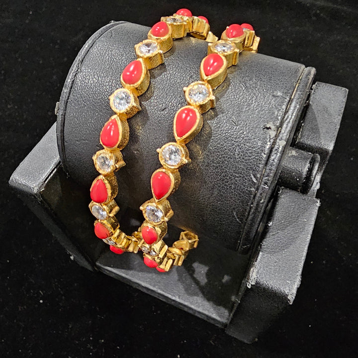 coral Bangle set