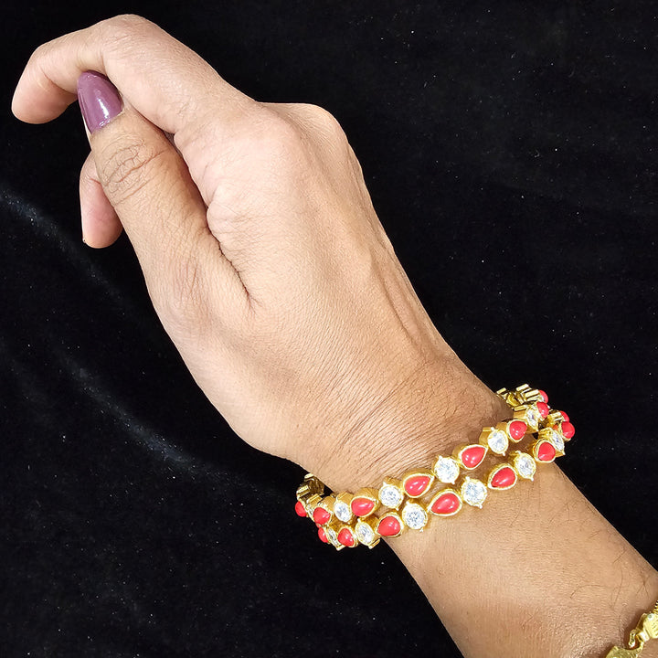 coral Bangle set