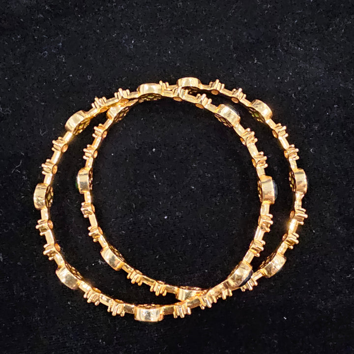 Green Pota Bangle set