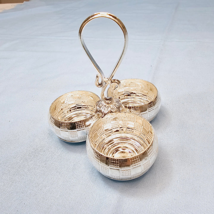 3 cup Kumkum holder