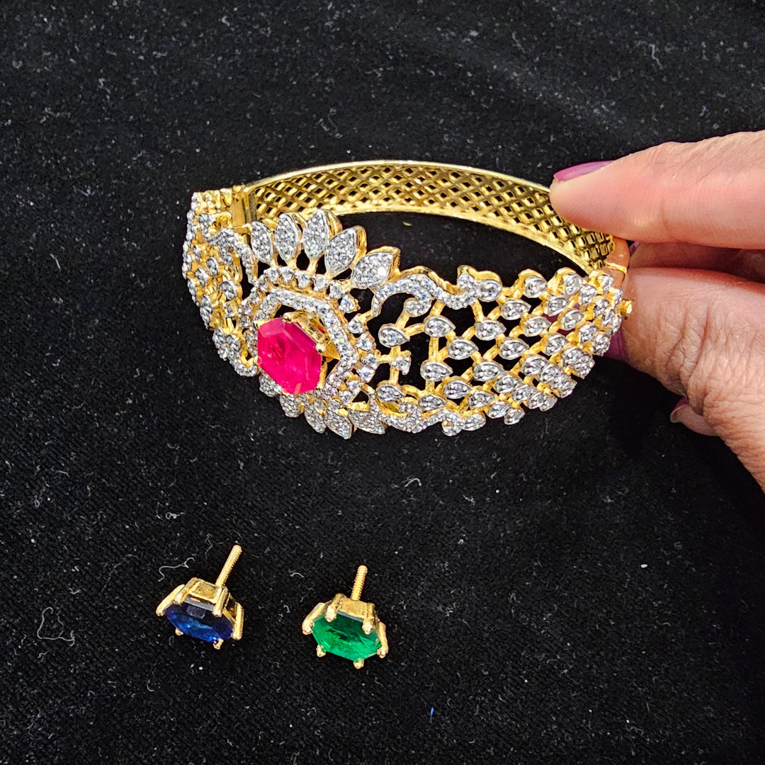 AAA+CZ Silver Bracelet