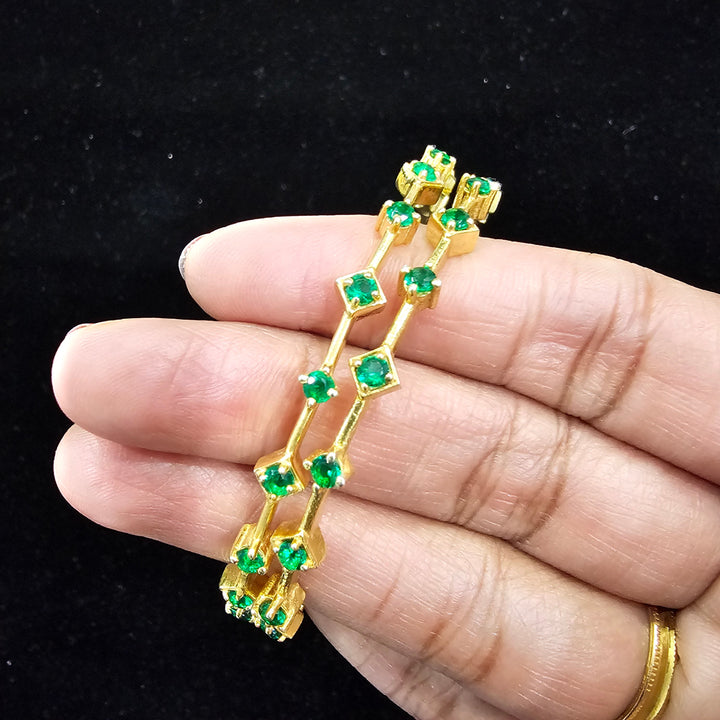 CZ Bangle Pair