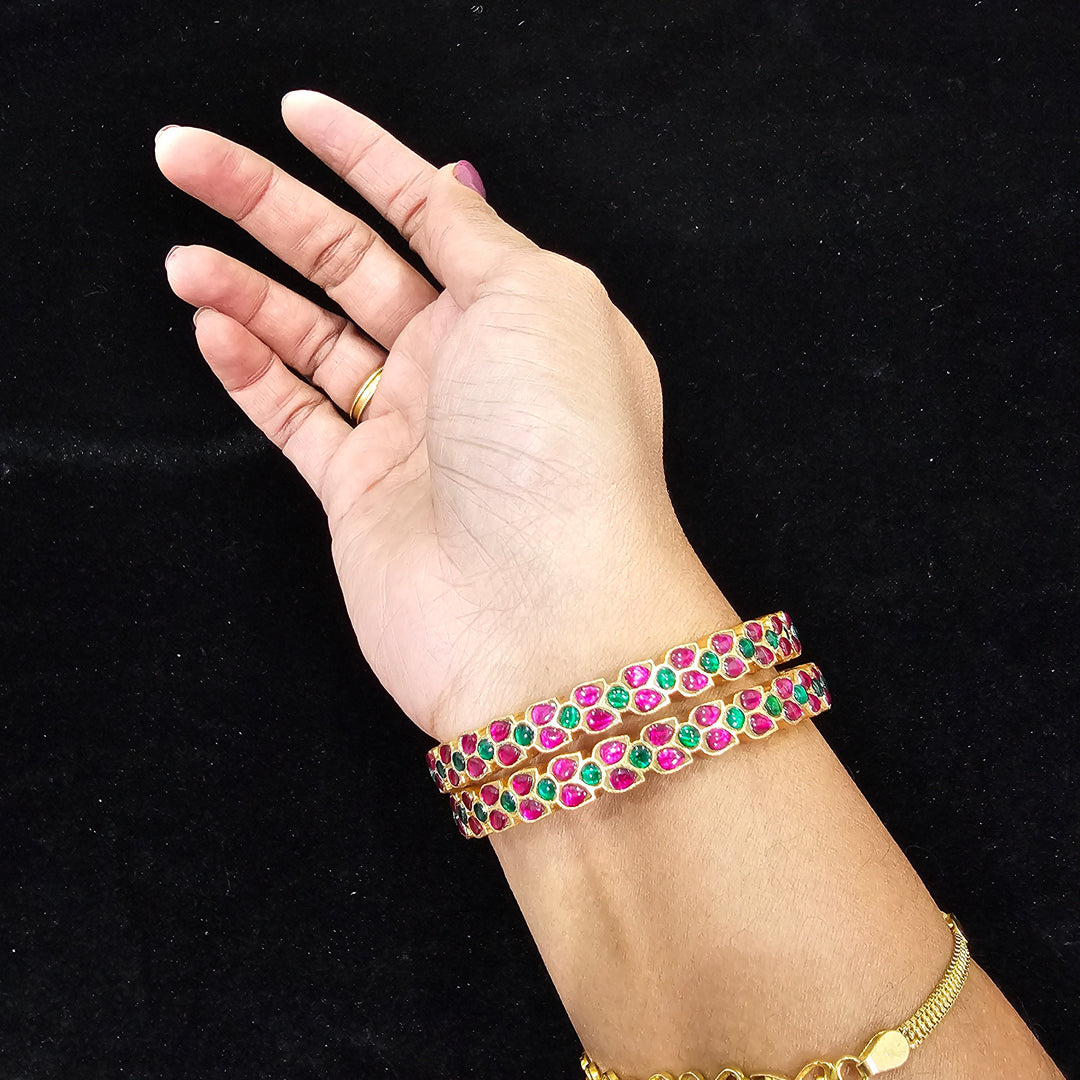 2.4 silver Bangle set