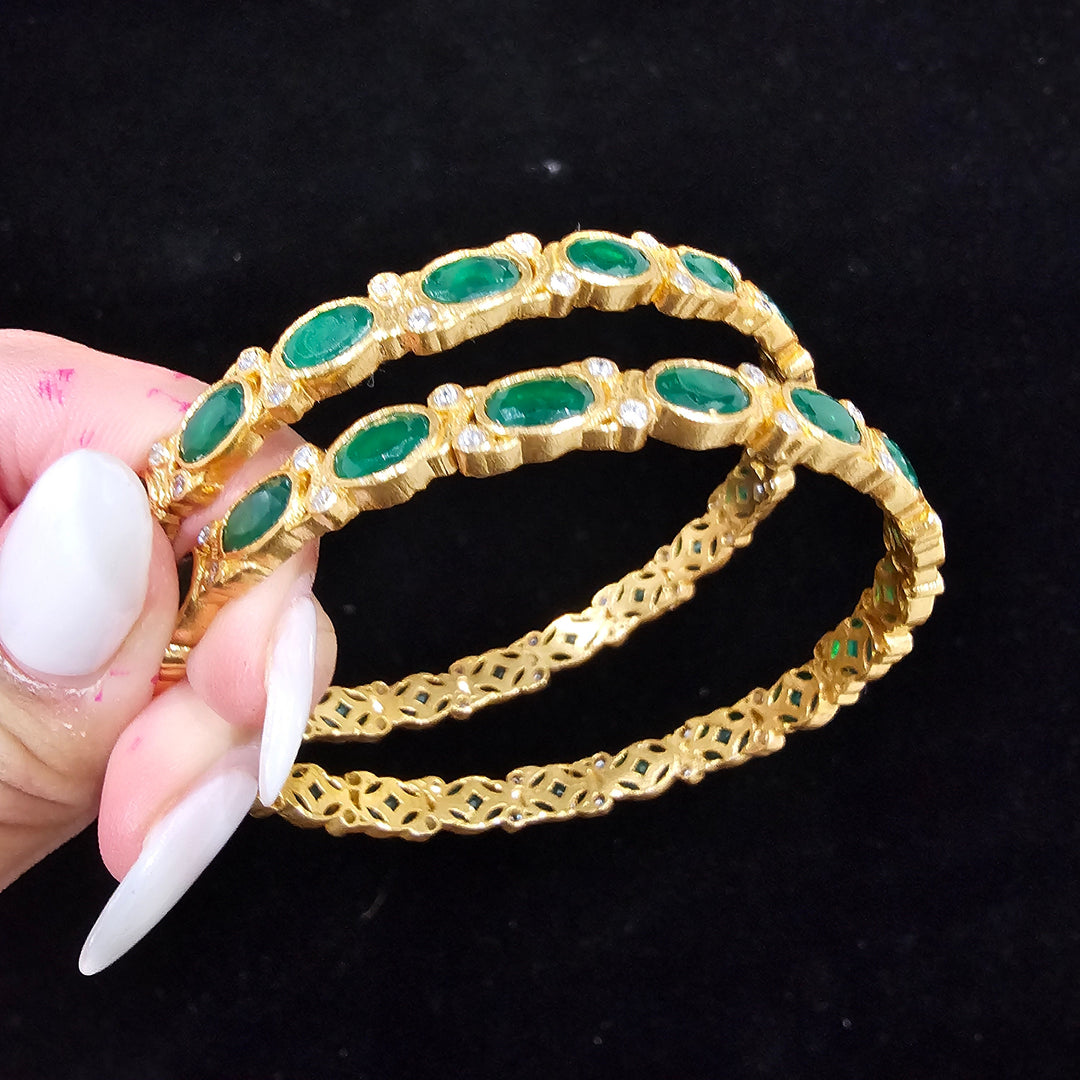 2.8 silver Bangle set