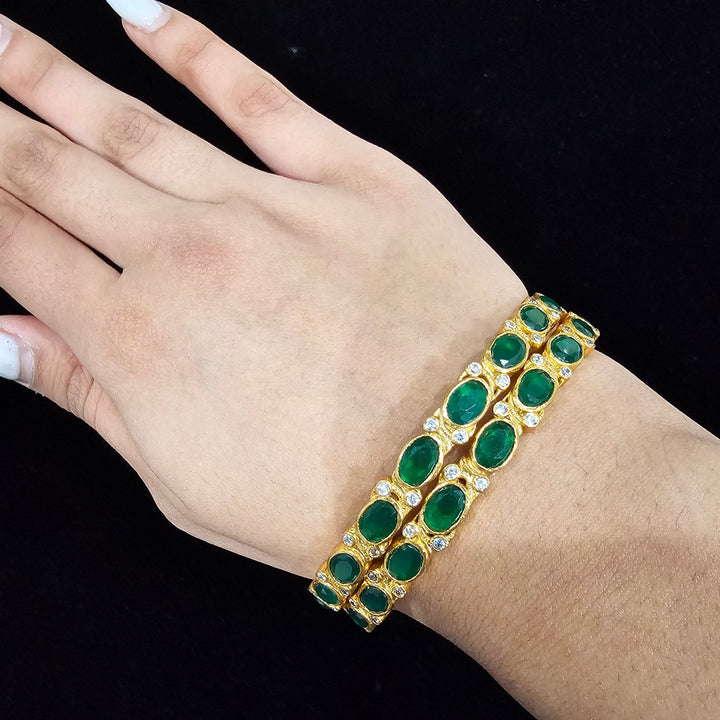 2.8 silver Bangle set