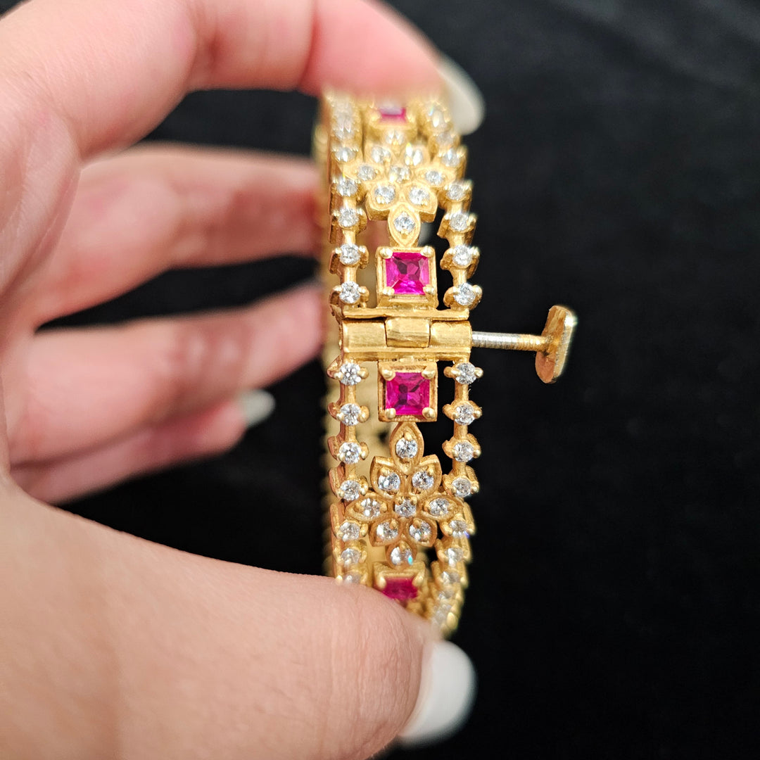 2.6 silver Bangle set
