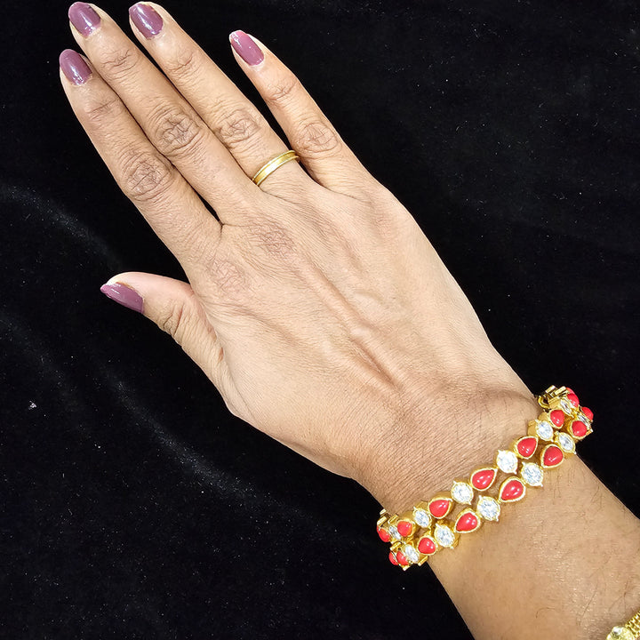 coral Bangle set