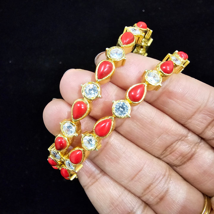 coral Bangle set