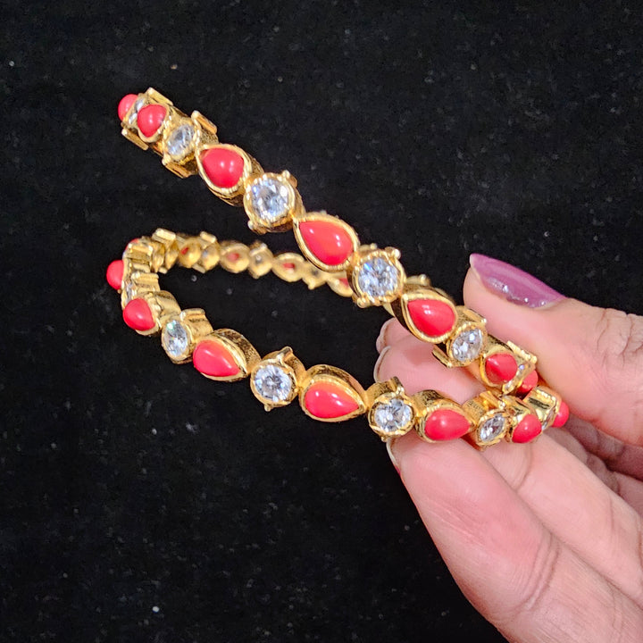 coral Bangle set