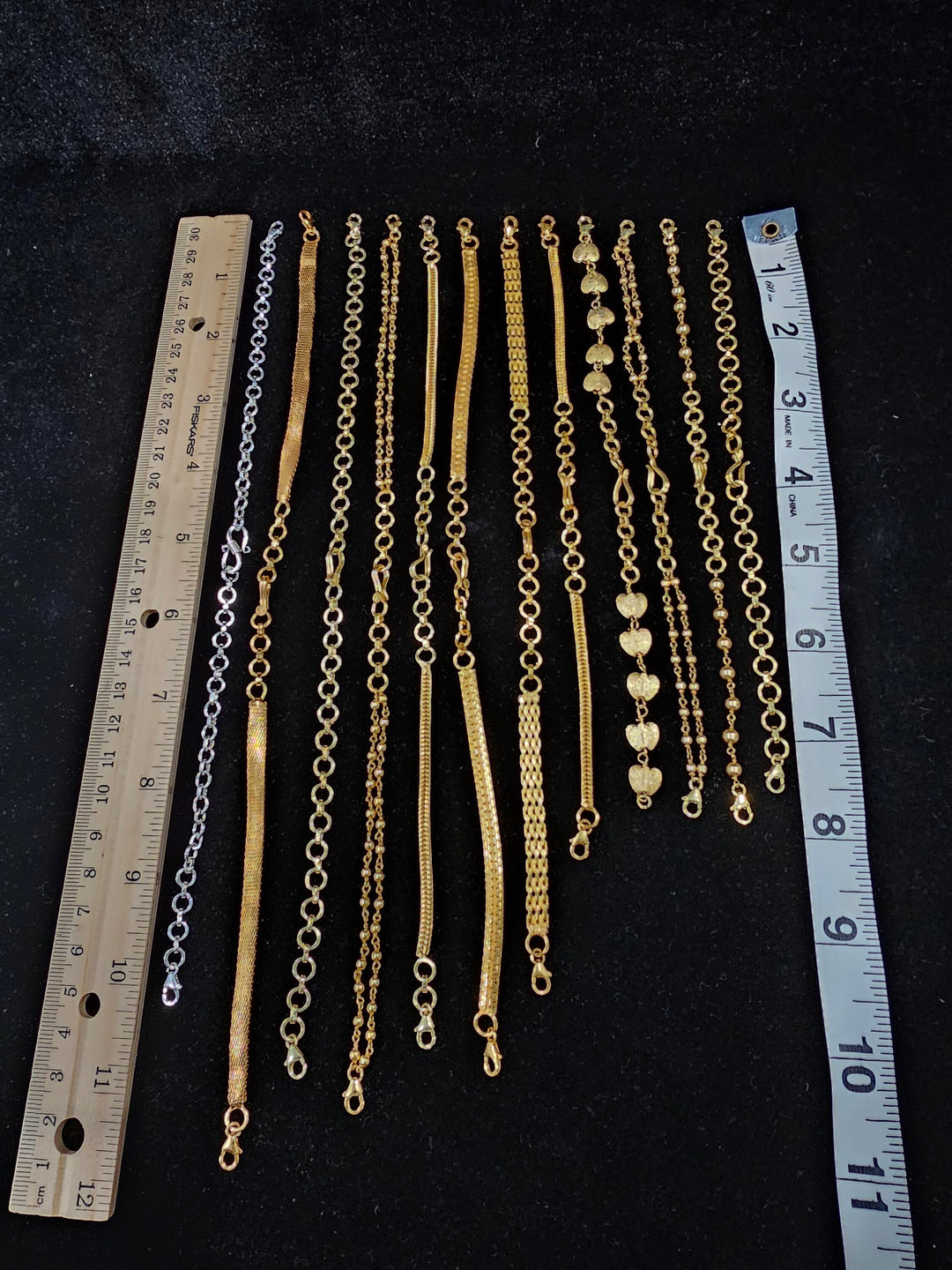 Silver Back Chains
