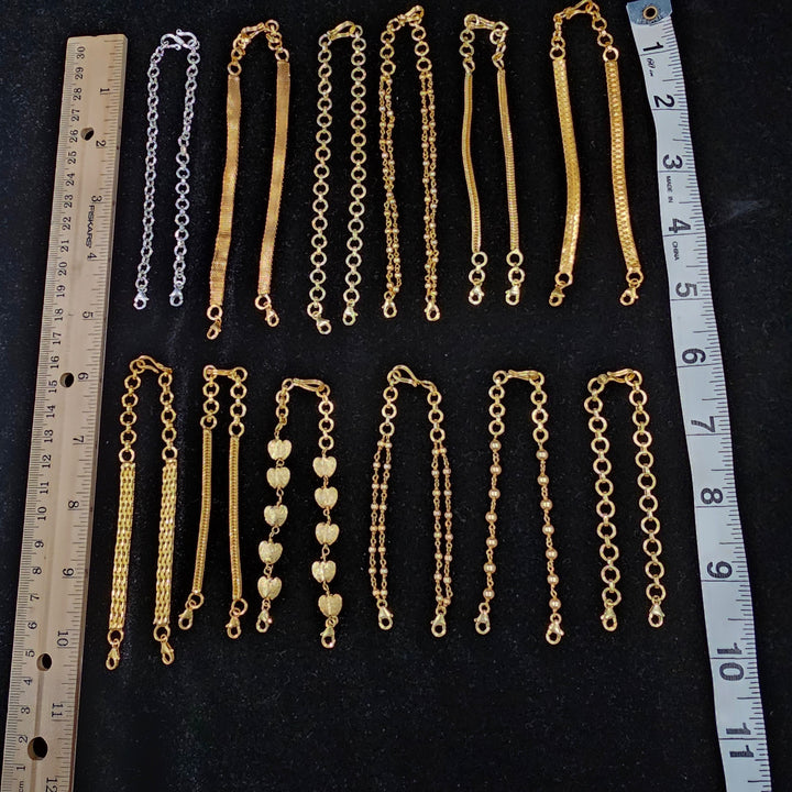 Silver Back Chains