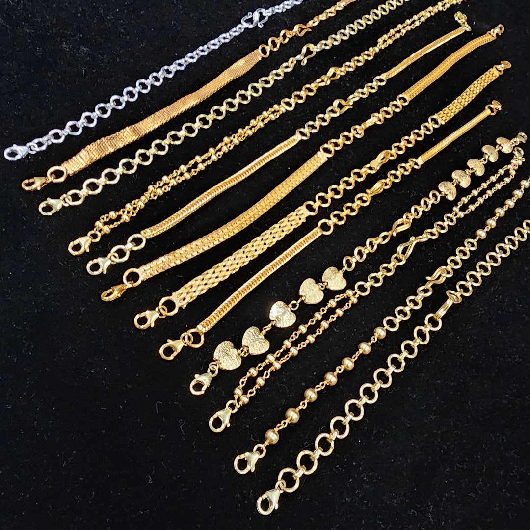Silver Back Chains