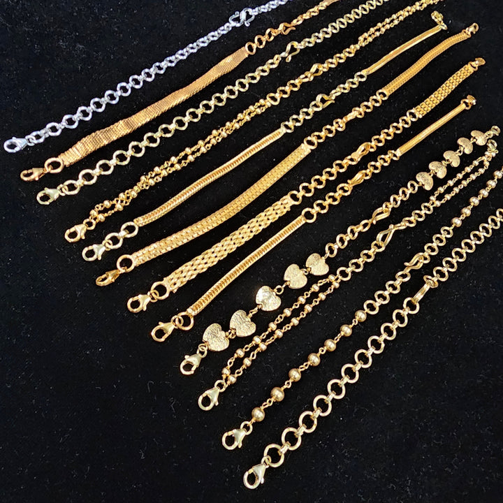 Silver Back Chains