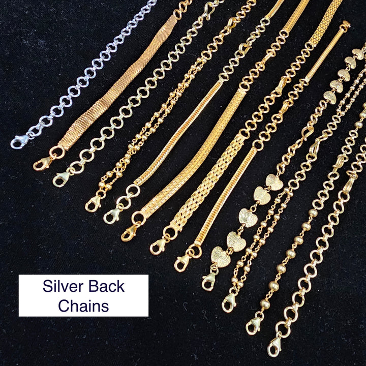 Silver Back Chains