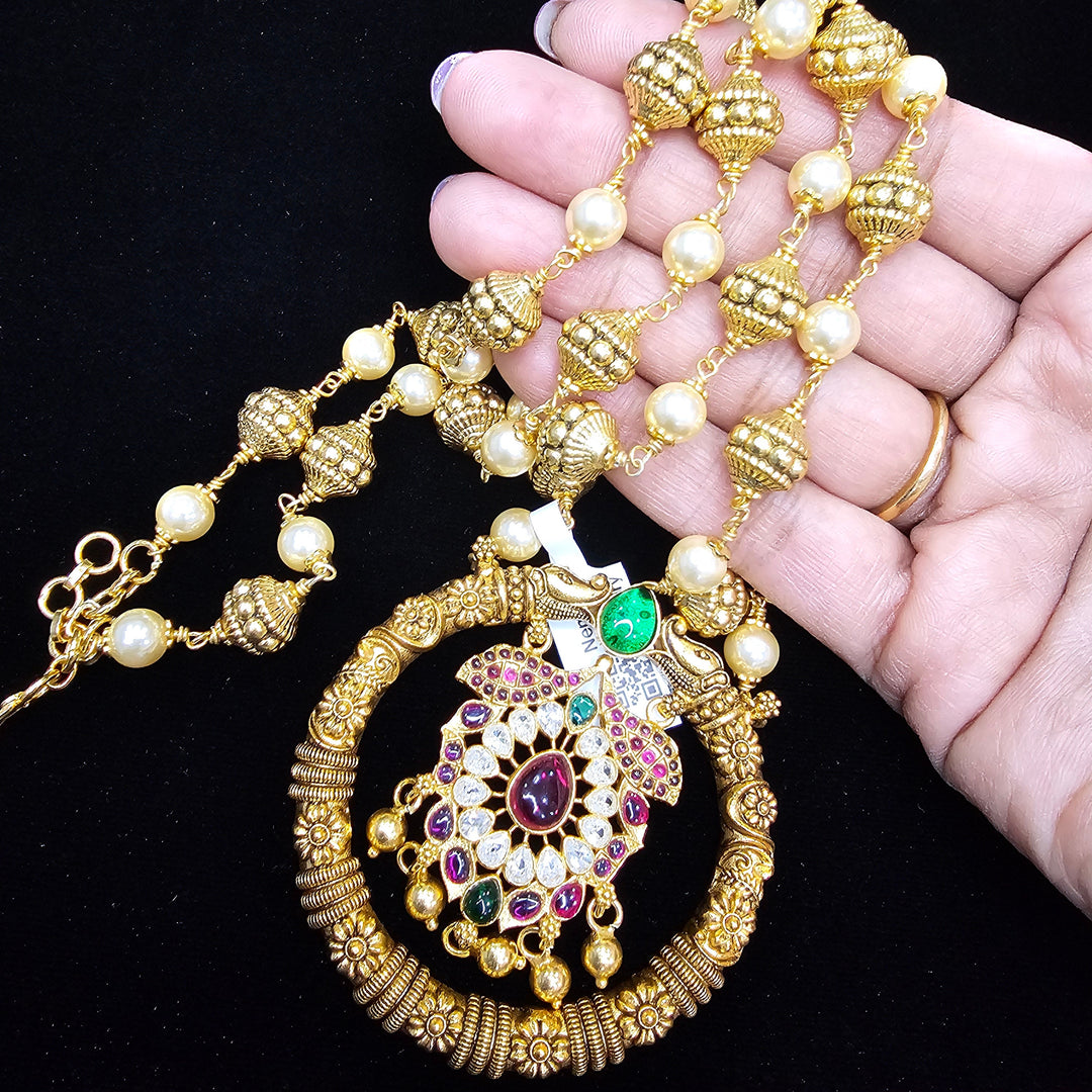 Nakshi beads necklace,