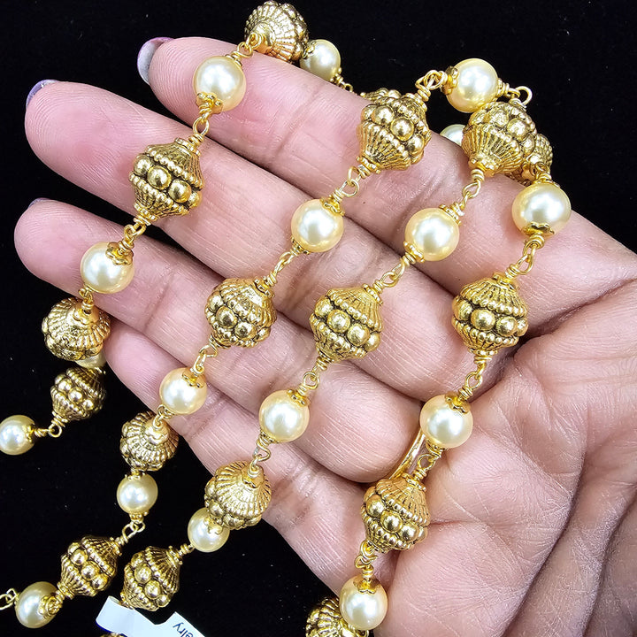 Nakshi beads necklace,