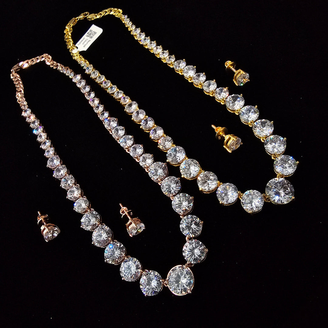 Big CZ necklace