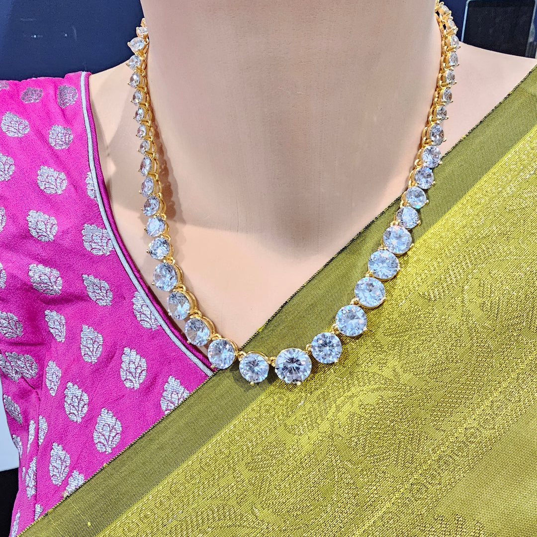 Big CZ necklace