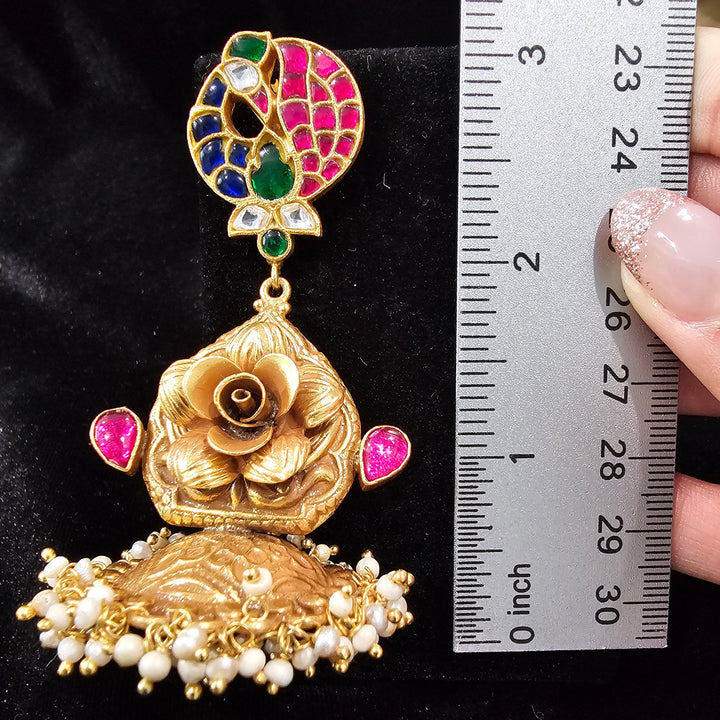Kundan Fusion jhumka