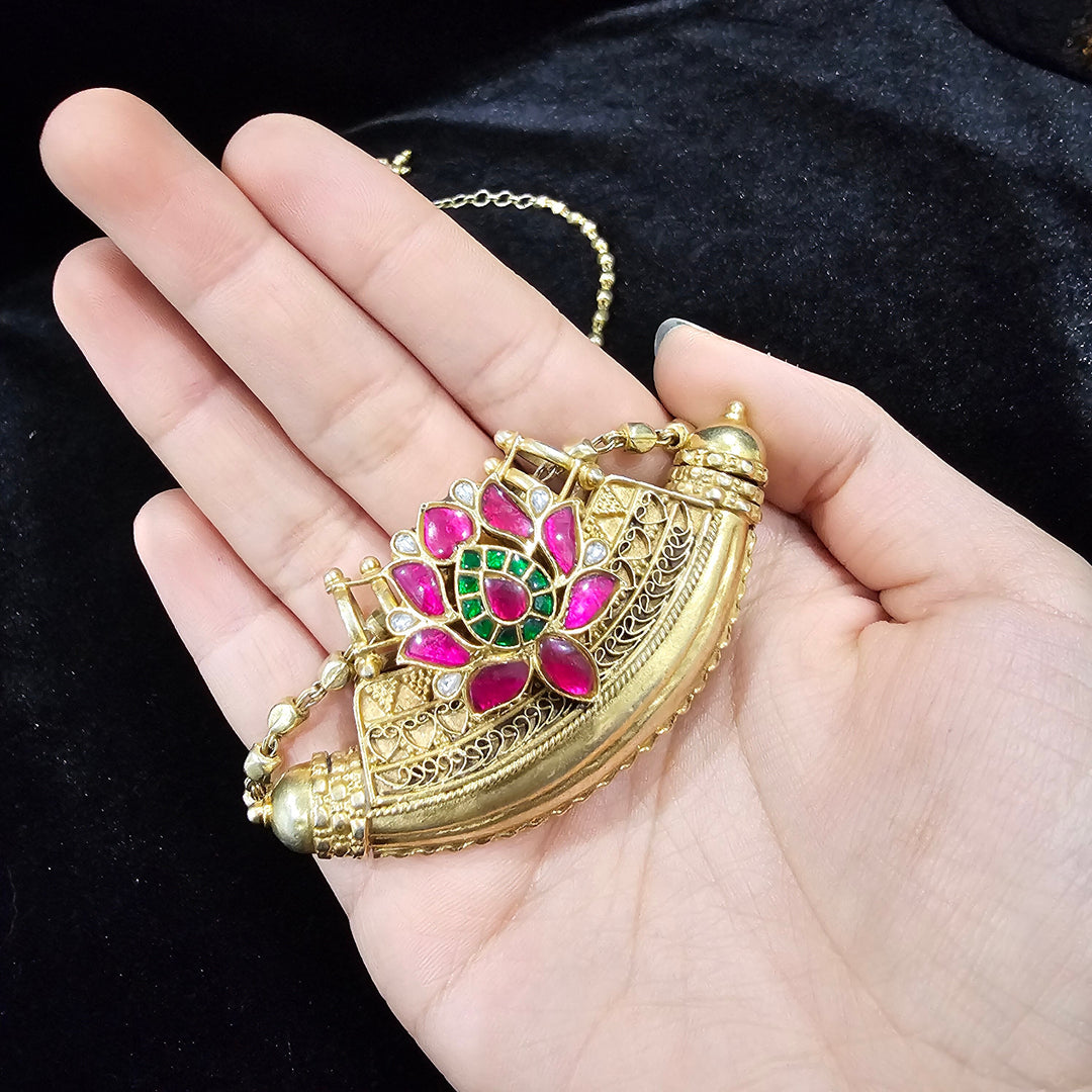 Fusion Kundan necklace