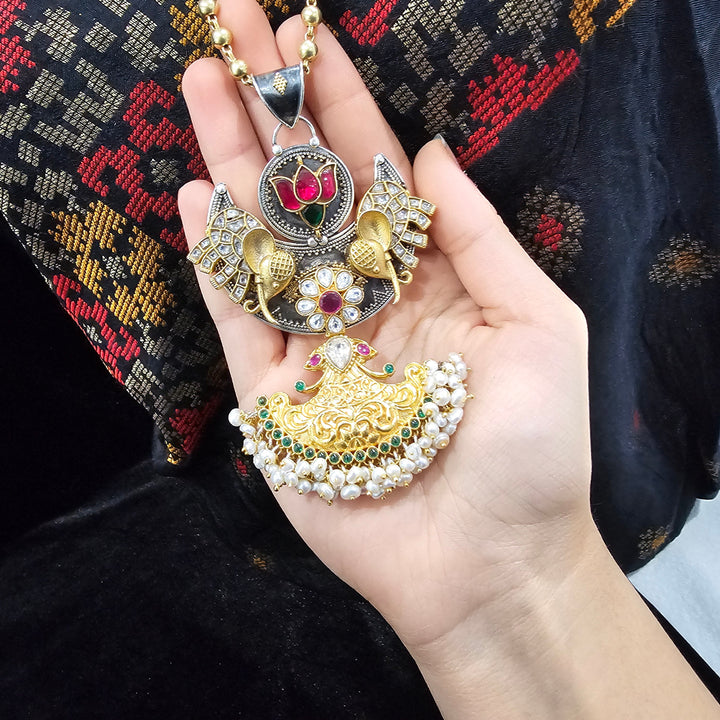 Fusion Kundan necklace