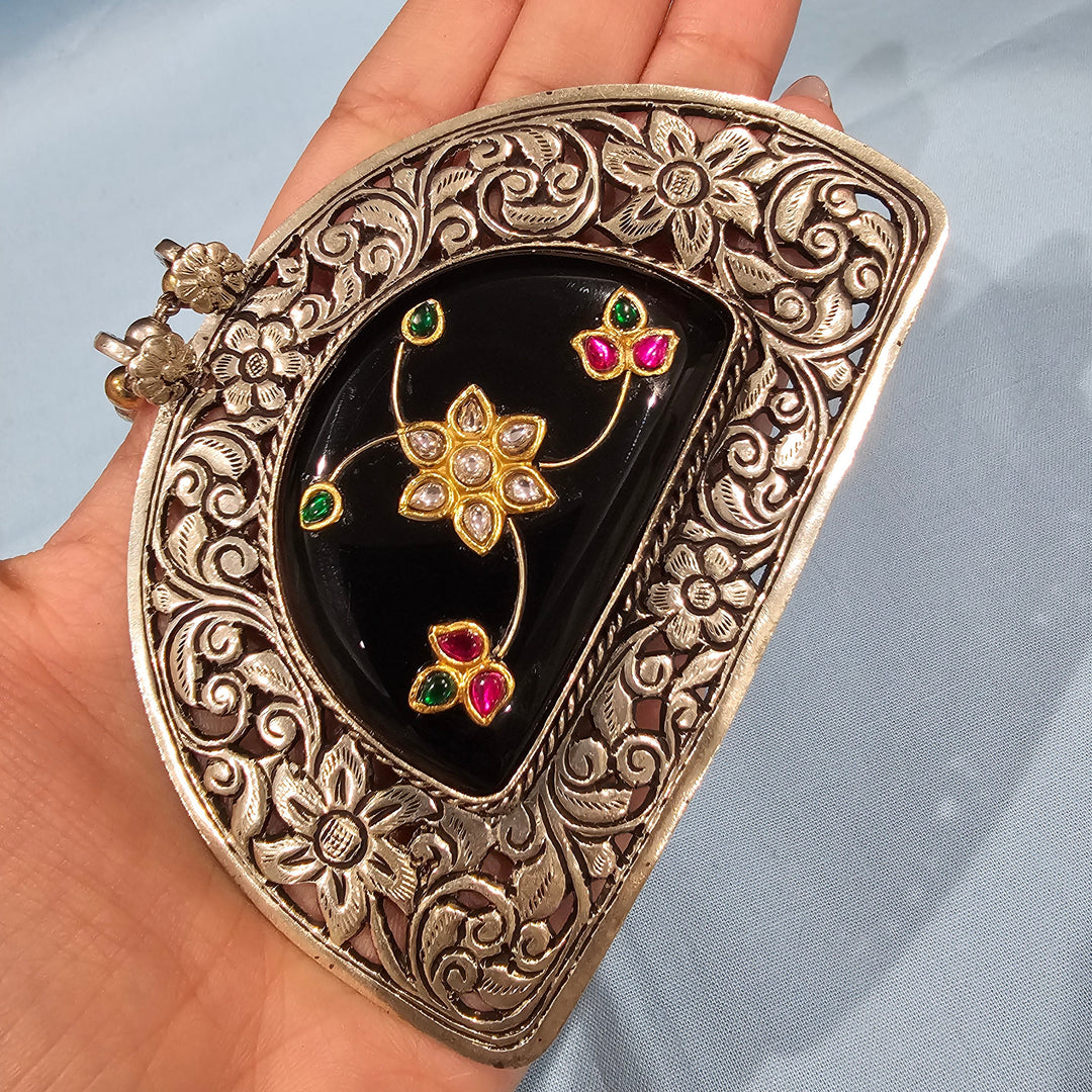 Fusion chitai inlay necklace