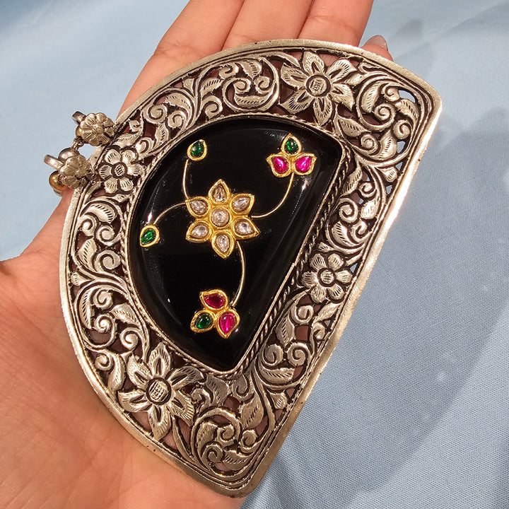 Fusion chitai inlay necklace