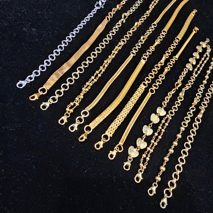 Silver Back Chains